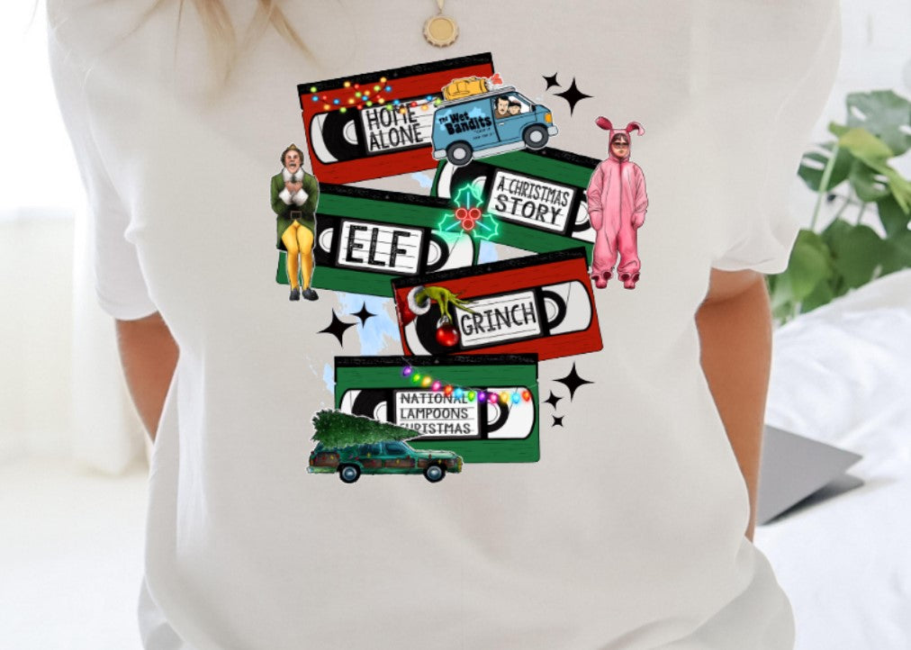 Christmas Movies VHS Tapes - Unisex T-Shirt