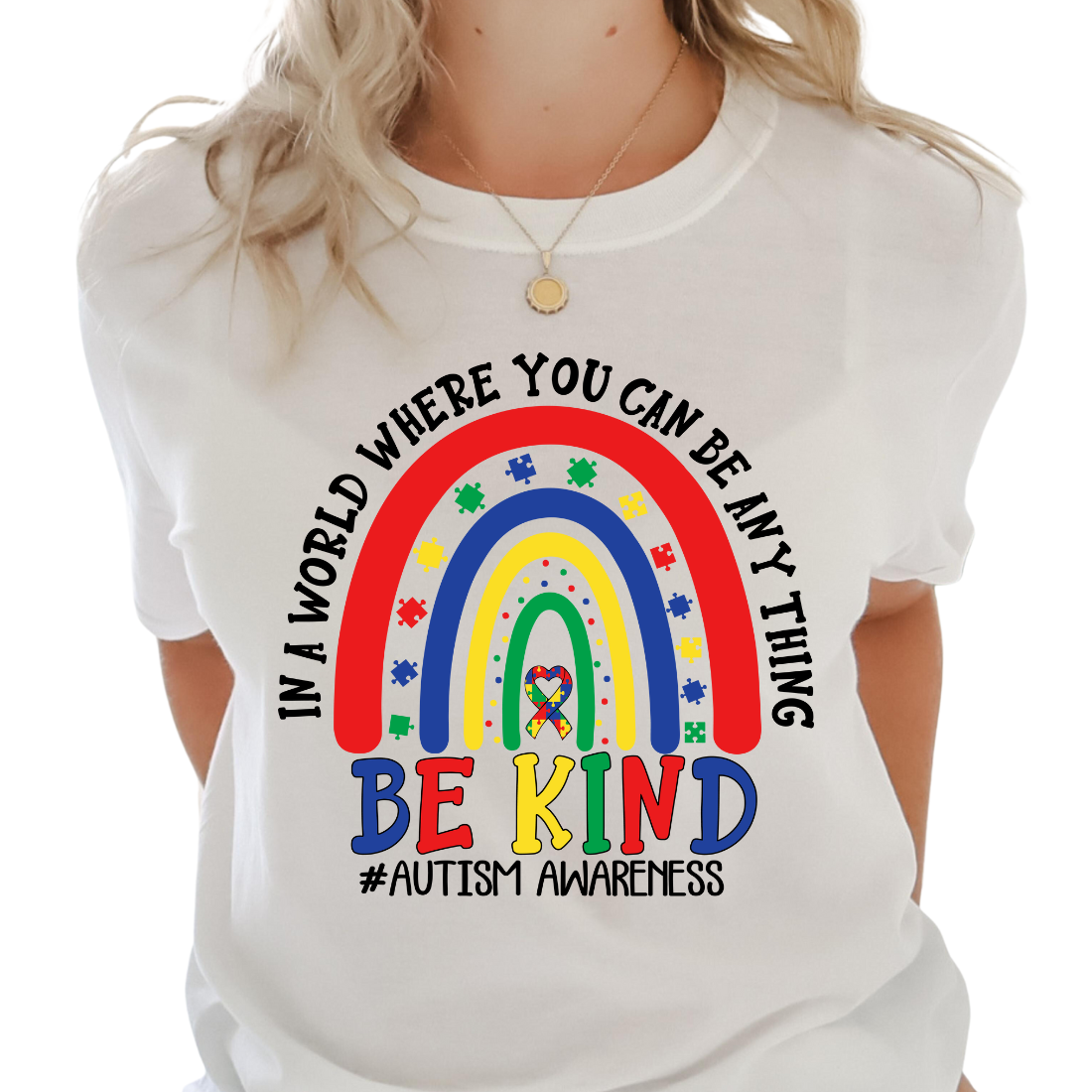 Be Kind Autism Rainbow - DTF Transfer