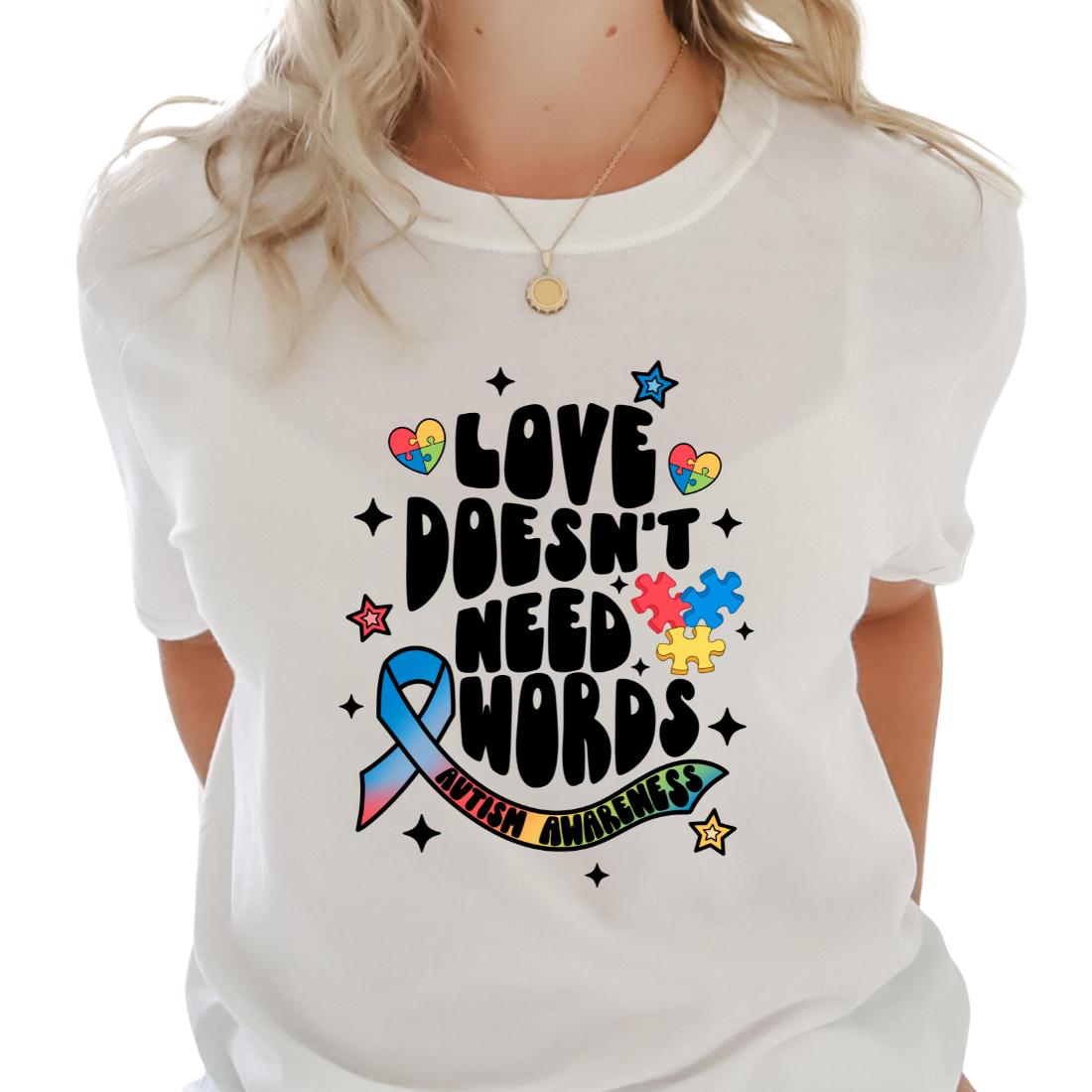 Love Doesn't Need Words - Unisex T-Shirt