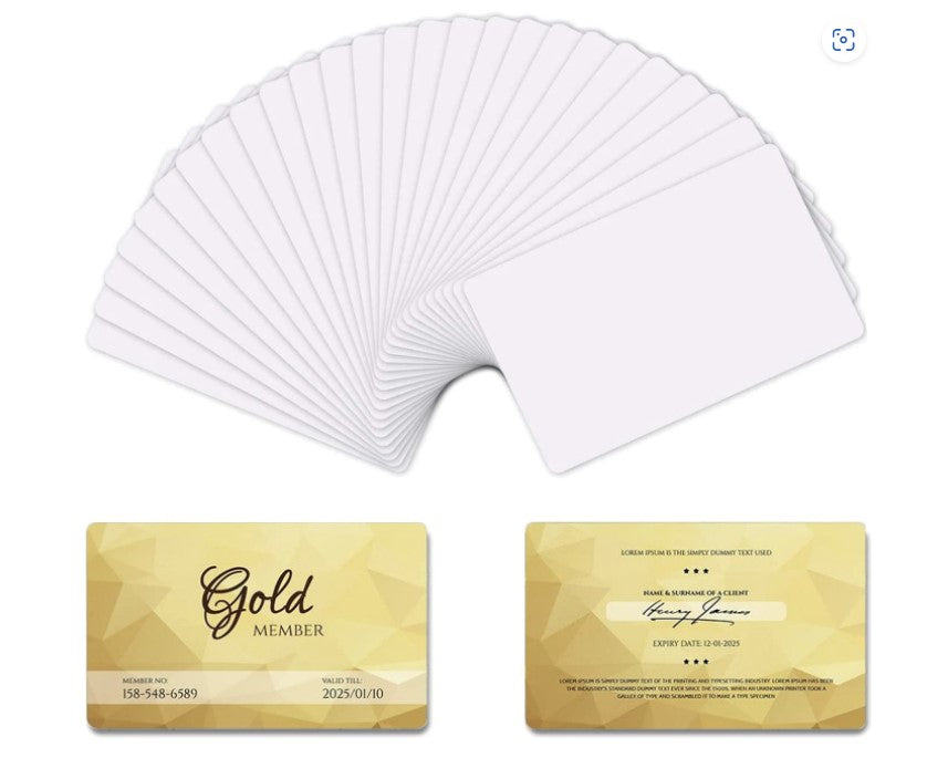 Sublimation Business Cards - 5 pack