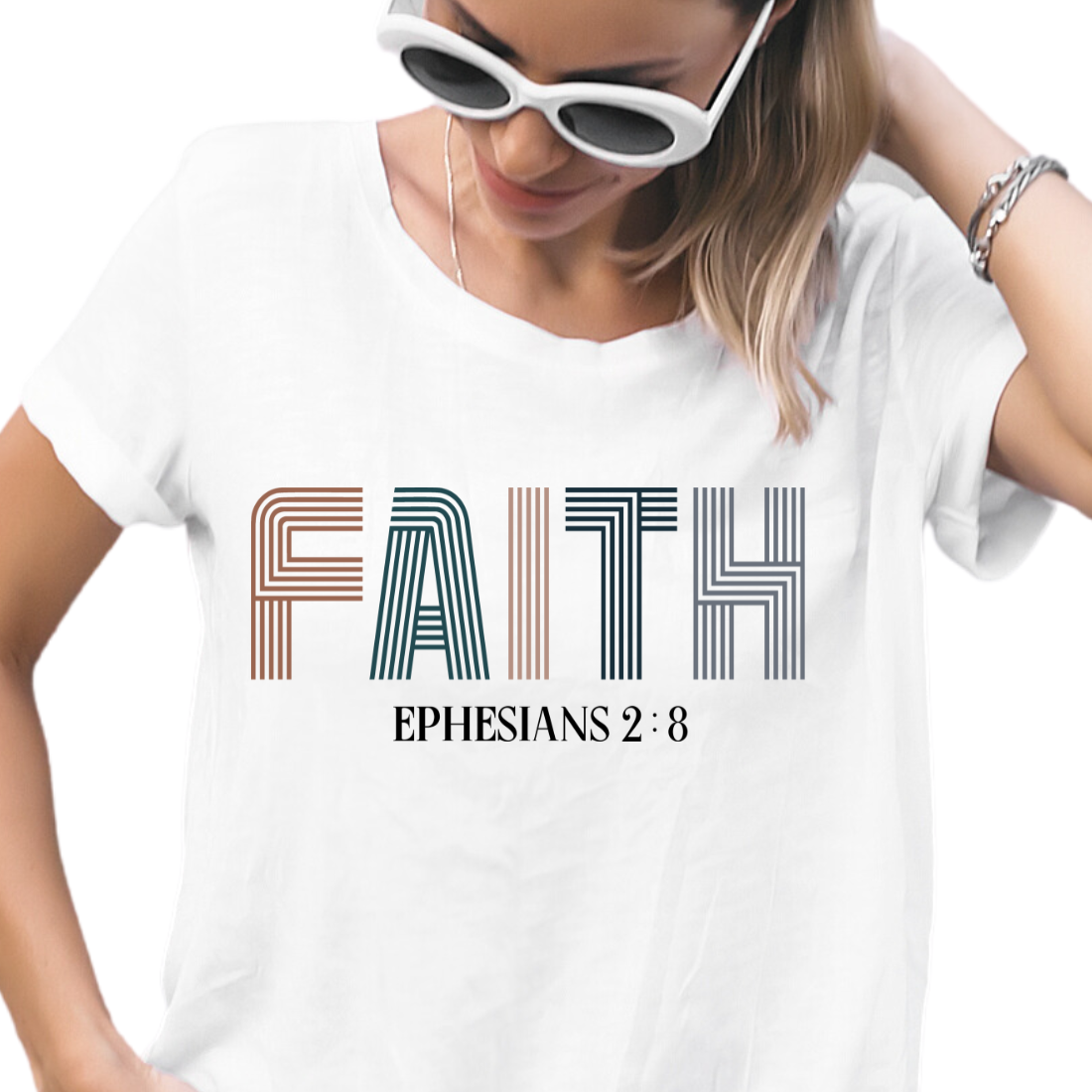 Faith, Ephesians 2:8 - Unisex T-Shirt