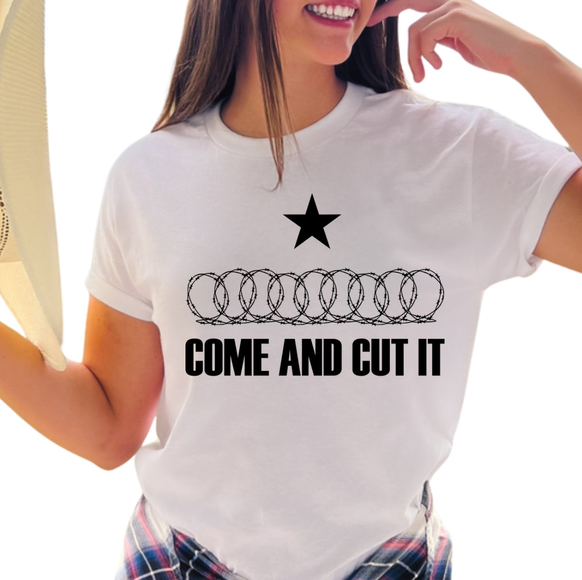 Come and Cut It / Black - Unisex T-Shirt