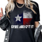 Come & Cut It / Distressed Flag - Unisex T-Shirt