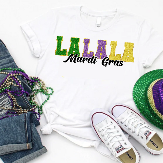 LA, LA, LA, Mardi Gras - Unisex T-Shirt