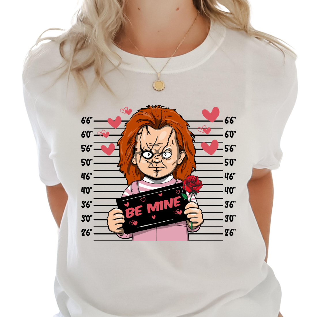 Be Mine / Chucky Mugshot - Unisex T-Shirt