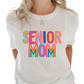 Senior Mom / Colorful Abstract - Unisex T-Shirt