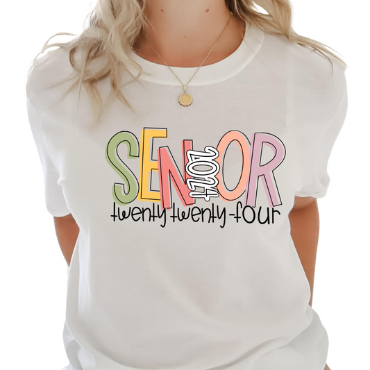 Senior 2024 / Custom Colors - Unisex T-Shirt