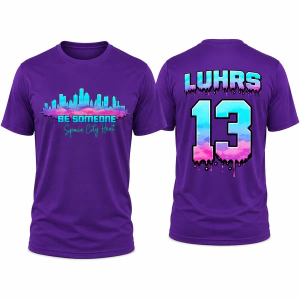 PINK & PURPLE JERSEY - BE SOMEONE *CHOOSE PICK UP AT THE TSHIRT QUEEN*