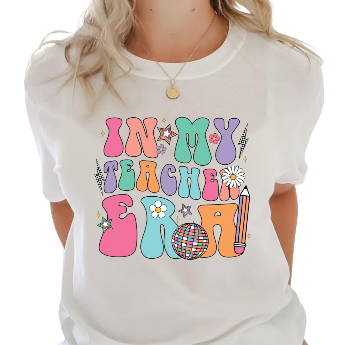 In My Teacher Era, Colorful - Unisex T-Shirt