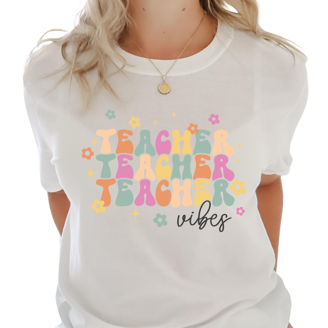 Teacher Vibes - Unisex T-Shirt