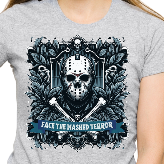 Face the Masked Terror (Jason) - Unisex T-Shirt